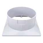 SPX1082F | Adjusting Collar for Square Lid White