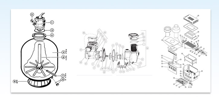 Pool Replacement Parts and Diagrams