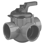 263028 | 3-Way Diverter Valve PVC 2 Inch