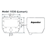 1030 | Aquador Skimmer Frame and Lid