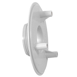 415T101 | 4In Bulkhead Adapter 1 1/2In Mpt White