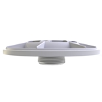 6E15T101 | 6 Inch Bulkead Adapter White