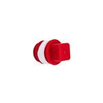 Blue Water Red Flowmeter Plug