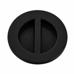 25542-004-0000 | Flat Plug with Gasket Black
