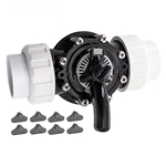 25922-204-000 | HydroSeal™ Black CPVC Diverter Valve 2 Way