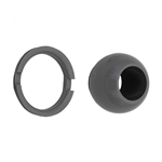 Eyeball & Retaining Ring Gray