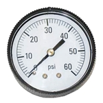 Pressure Gauge 1/4In Back Mount