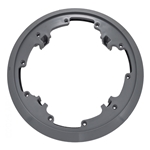 LFVUYRINGDGR | Jiffy Niche Face Ring and Gasket Dark Gray