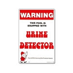 41350 | Warning Urine Detector Pool Sign