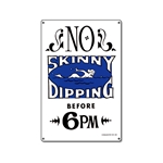 41353 | No Skinny Dipping Pool Sign