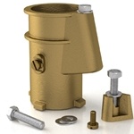 PS-4019-BC | 4 Inch Hanover Clone Pool Anchor Socket Bronze