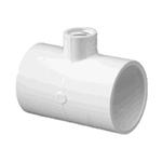 402-420 | PVC Tee Socket Reducer 4 x 2 Inch Female