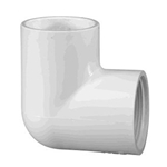 407-007 | PVC Female x Socket Elbow 90 Degree 3/4 Inch