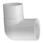 409-005 | PVC Street Elbow Socket x Spigot 90 Degree 1/2 Inch