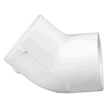 417-007 | PVC Socket Elbow 45 Degree 3/4 Inch