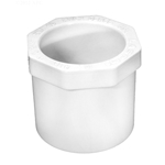 437-131 | PVC Reducer 1 Inch Spigot x 3/4 Socket