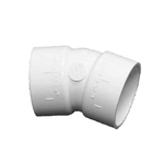 465-040 | PVC Elbow Socket 22-1/2 Degree 4 Inch