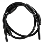 9-100-3107 | Leader Hose with Floats Black