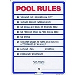 R230200 | California Pool Rules Sign