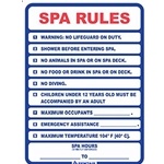 R230300 | Spa Rules Sign