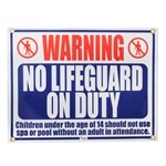 R230500 | No Lifeguard On Duty Sign