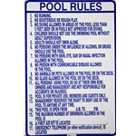 R234100 | North Carolina Pool Rules Sign