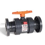 TB1600FE | 6" Pvc Tu Safe Block Ball Valve Flg W/Epdm
