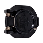 W400BBKP | Vac Lock Safety Wall Fitting Black