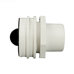 400-9190P | Flush Mount Return Fitting with Plaster Plug White