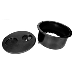 500-1021 | Filter Niche with 2 Cup Holder Lid and Screws Black