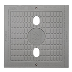 WW5406497WW | Square Lid with Logo Insert Grey