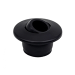 550-9231B | Self-Aligning Return Fitting Black