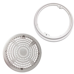 640-1800V | 8 Inch Tru Flo Drain Cover Frame White