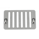 640-2807 | Deck Gutter Drain Grate Grey