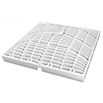 640-4740V | VGB 12 Inch Square Drain Grate Only White