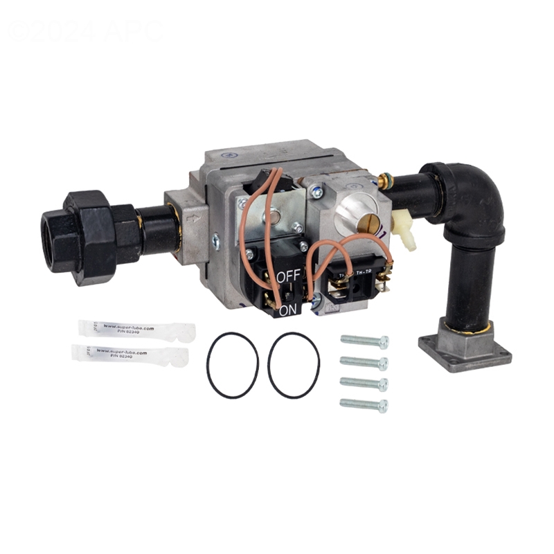 018870F | Kit-Gas Valve w/ Gas Line Half