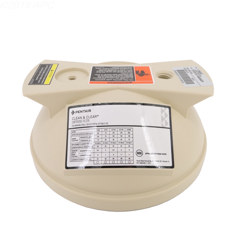 178553 Filter Lid Almond