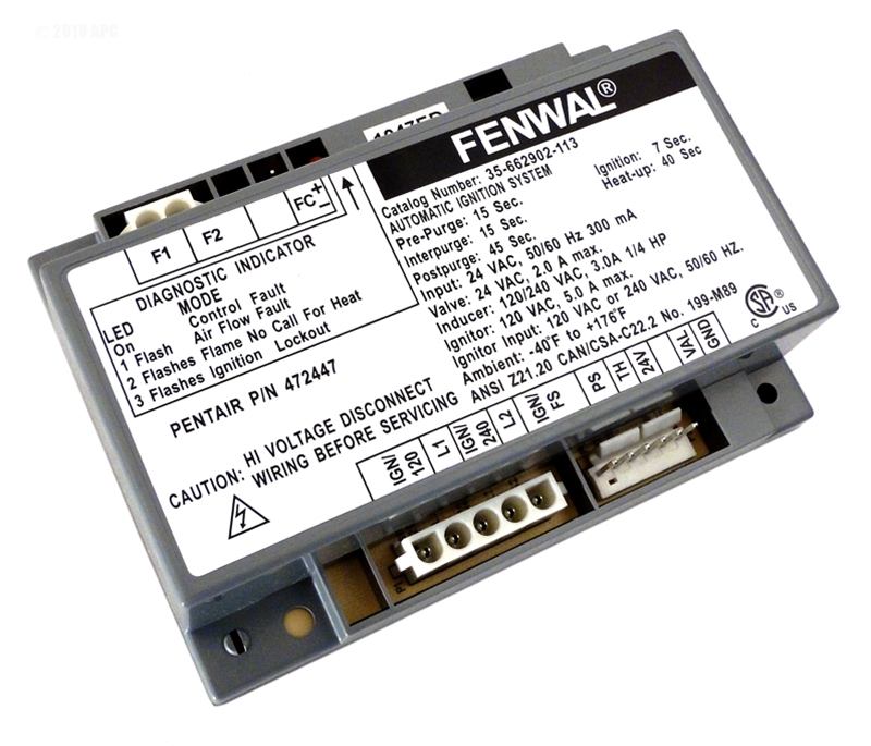 Fenwal 35-662902-113 Automatic Ignition Control System Pentair 472447 