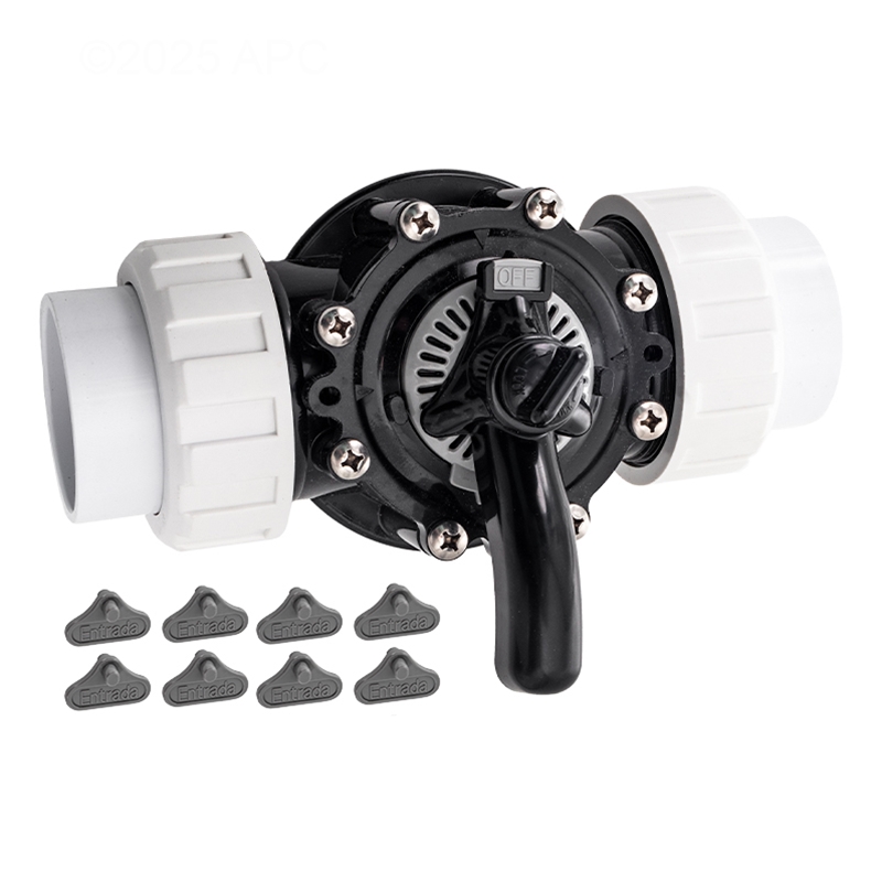 25922-204-000 | HydroSeal™ Black CPVC Diverter Valve 2 Way