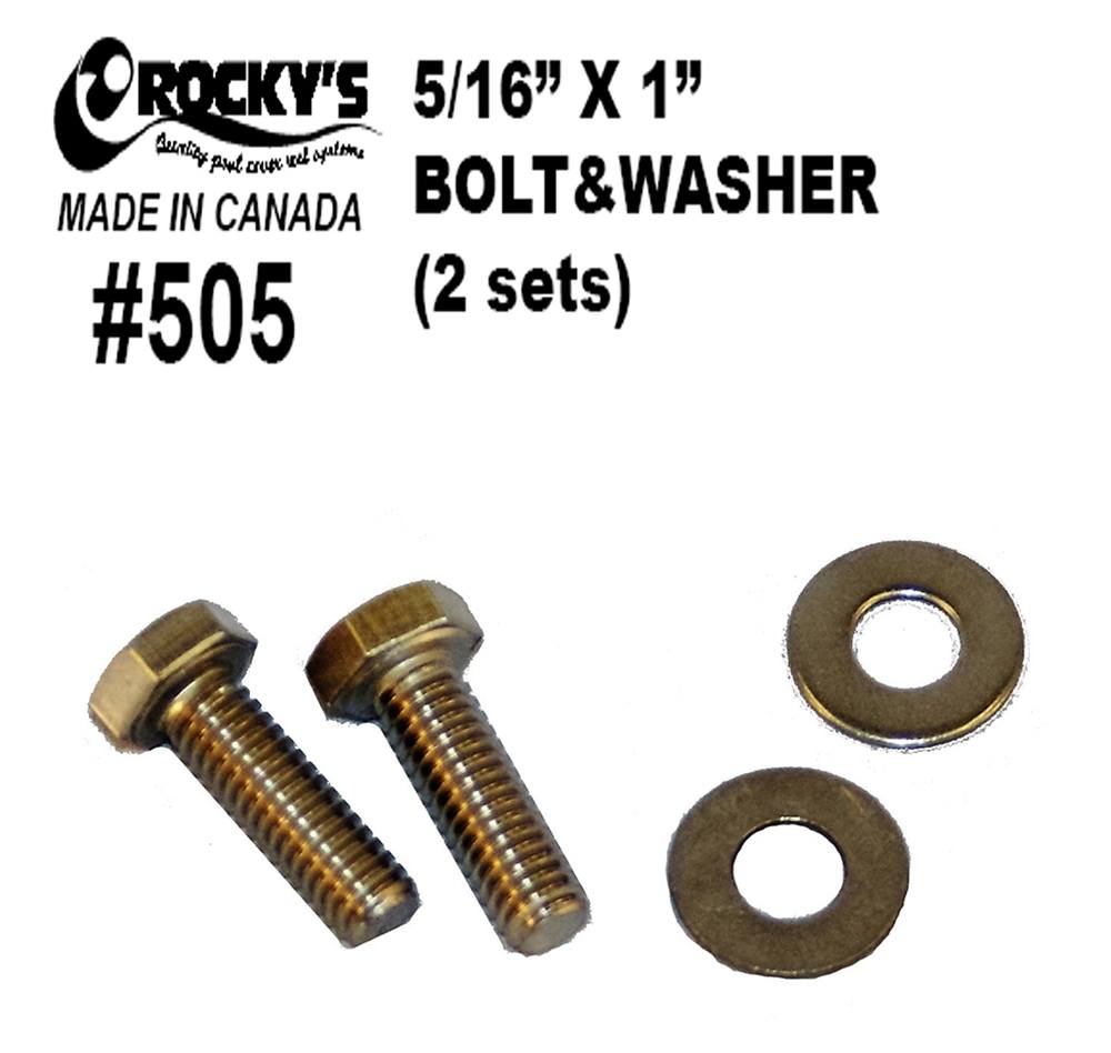 505 Stainless Steel Bolt and Washer
