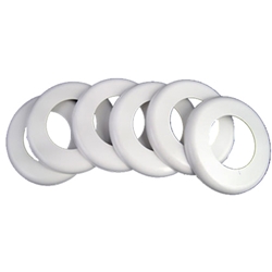 Wall Fitting Excutcheon (6 Pieces) Wht