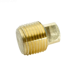 .5In Mpt Brass Square Head Plug