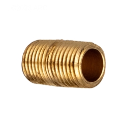 .25In X 7/8In Close Brass Nipple