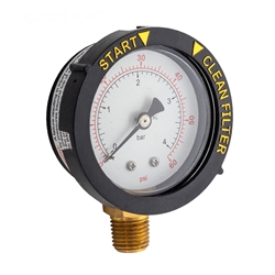 190058 | Pressure Gauge with Indicator Top Mount