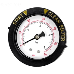 190059 | Pressure Gauge with Indicator Rear Mount