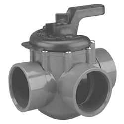 263028 | 3-Way Diverter Valve PVC 2 Inch