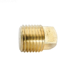 .25In Mpt Brass Square Head Plug