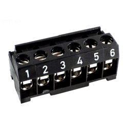 6547 | Jandy Terminal Bar Connector 6 Pin Brown AquaLink RS