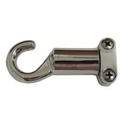 Rope Hook Cp Brass Cleat 3/4In