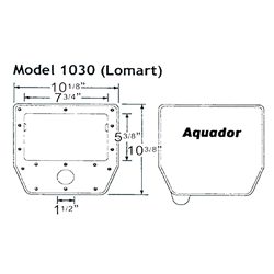 1030 | Aquador Skimmer Frame and Lid